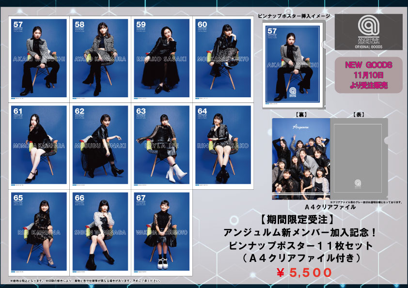 UF Goods Land お知らせ :: 【11/9更新】アンジュルム 2020 AUTUMN 